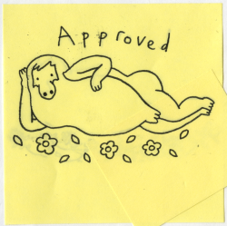 design for Adventure Time design approval stamp by Pendleton
