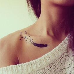 Lovely Tattoos: Pretty Bird Tattoos på @weheartit.com - http://whrt.it/17A8baa