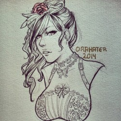 A few traditional drawings I posted on Instagram http://instagram.com/orahater