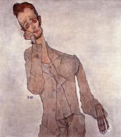 Egon Schiele (Tulln an der Danau 1890 - Vienna 1918); Portrait