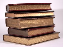 michaelmoonsbookshop: 19th century books with gauffered edges