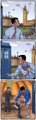 blackwingedheaven:  Why hasn’t there ever been a real Superman/Doctor