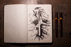 pixalry:  Game of Thrones Moleskin Sketches - Created by Viplov