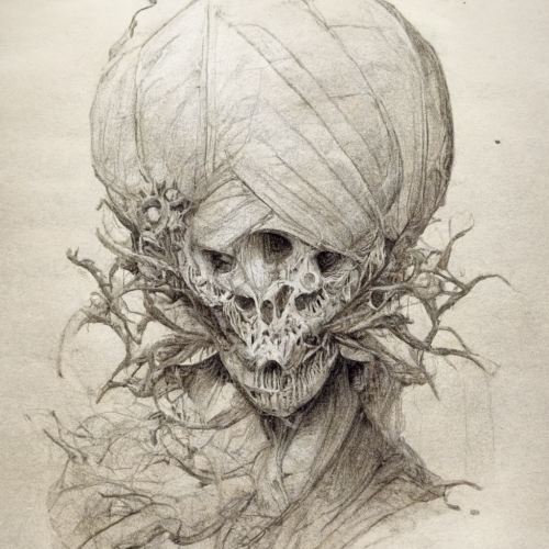 ex0skeletal-undead:Alien pencil sketch by Sangued  