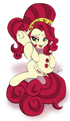 Cherry Jubilee Commission Flat colors (when you get a shaded