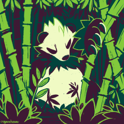 crayonchewer:  POKEDDEXY Day 2: Dark -  Pangoro I LOVE PANDAS!!!