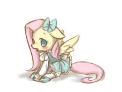 cocoa-bean-loves-fluttershy:  無題 by 狼の翼  HNNNNG