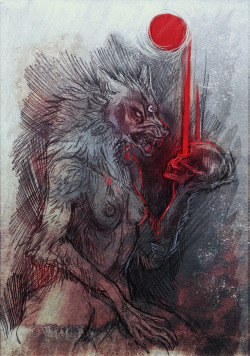 artofmaquenda:Colored for #DrawWSJ :D for @WolfSkullJack 