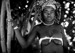 A Mucubal girl from Angola.