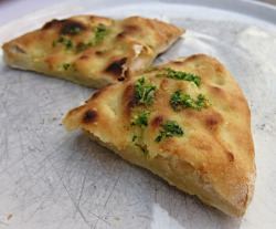 lifeisfoodandlove:  Warm garlic bread in Pula, Croatia Hope you