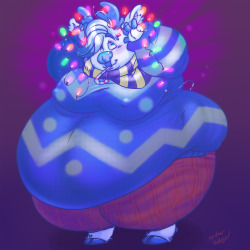 ghostbellies:  Commission for Apathetic! Kodadeer is decked out