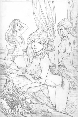 artofmikedebalfo:  Aspen Comics Swimsuit Issue San Diego Comic