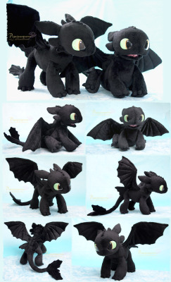 iquipau:  Young Toothless  - Handamde plushies by Piquipauparro