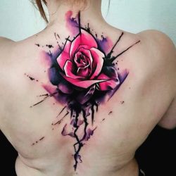 womenwithink:  By @uncl_paul #womenwithink #watercolortattoo