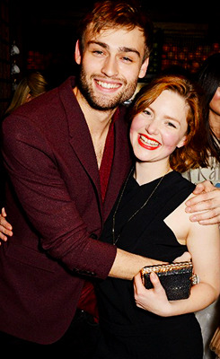 hollidayxgrainger: Holliday Grainger and Douglas Booth attend