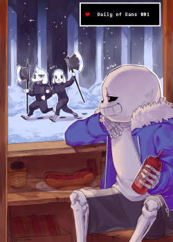 ain0000:  [Daily of Sans] #01 neglect of duty Sans 