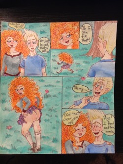 Merida likes showing off ;)