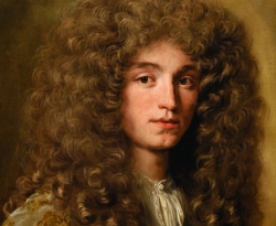 srednod: Portrait of a man wearing a wig (detail) Jacob Ferdinand