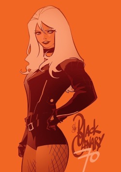 star-city-canary:70 Years of Black Canary by Otto Schmidt