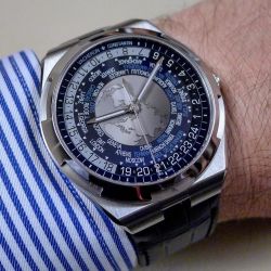 womw:  Enjoying the new @vacheronconstantin Overseas World Time: