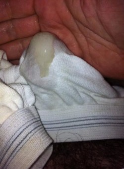 cumslutbitchbear:  This is why my tightie-whities are so stiff