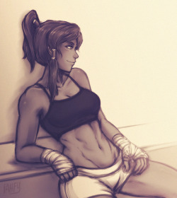 iahfy:  quick korra from stream using ref  also profile views