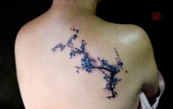 tattootemple:  Blossom Variations - artwork and tattoo by Olivia