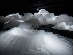 from89:  from89: Cloud-like landscape made of foam by Kohei Nawa 