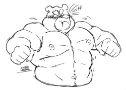 megawaffle: he tired of being called “soft” so waffle decides