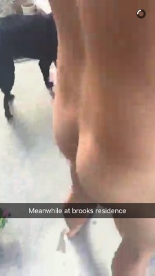 male-celebs-naked:  Beau Brooks on Jai Brooks snapchat today