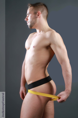 jockstrapcentral:  Jockstrap Central model Trent in Pistol Pete