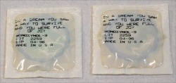 what the fuck does this mean? they make government brand condoms