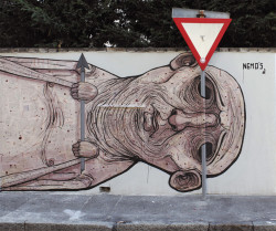 crossconnectmag:  NemO is a Milan based street artist who creates