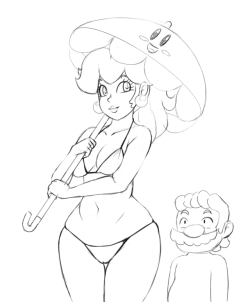 speedyssketchbook:Decided to rework an old Peach image I had.