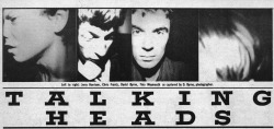 zombiesenelghetto-3:  Talking Heads: photos by David Byrne, Slash