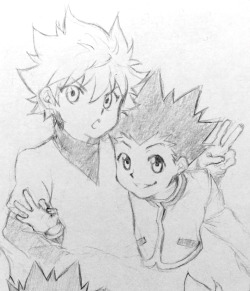 kibsart:  some old hxh sketches  