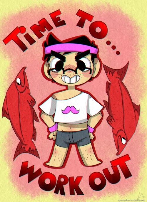 monodes:  whenever i see the video with the fish, i think about being a personal trainer ehhh„,enjoy! (oh im so sorry Mark)