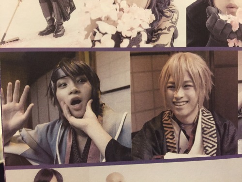 coffee-scramble:  Some of my favorite off-shot and miscellaneous pictures from the pamphlet I took with my phone~ Full of cute and pretty boys! 