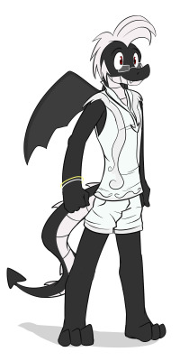 Raffle Request 1 - Anthro Dragon I think his name is Avarick,