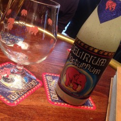 ilovemimililoves:  In Bruges drinking cute elephant beer and