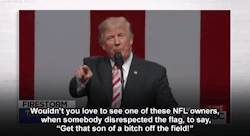 popculturebrain:Watch: John Oliver laces into Trump over NFL