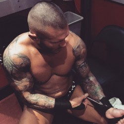 the-beautyandthe-beard:WWE:.@randyorton is back…and has some