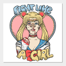 jacko-azrael:    Who says that women are weak?  Art by   gseignemartin https://www.teepublic.com/user/gseignemartin