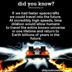 did-you-kno:  If we had faster spacecrafts we could travel into