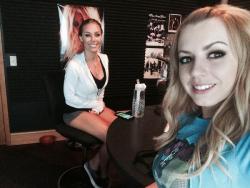 Me and @XNicoleAnistonX at XROCK 101.1