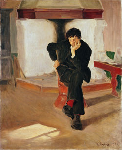 Halfdan Egedius (1877–1899)  The Dreamer. Portrait of the Painter