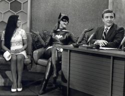 michaelmay:  Yvonne Craig on the Merv Griffin Show in her Batgirl