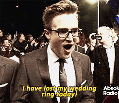 theoriginalmcflys:  Tom loses his wedding ring (x) 