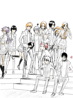 sarisama:  sarisama:This is awesome!     School “Bleach”