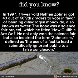 did-you-kno:  In 1997, 14-year-old Nathan Zohner got  43 out